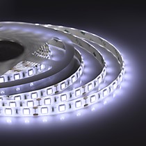 Светодиодная лента SMD 5050 60 св/м 12 В (двухслойная) белый холодный влагозащищенная