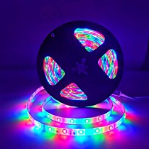 Светодиодная лента SMD 5050 30 св/м 12В (двухслойная) RGB влагозащищенная