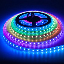 Светодиодная лента SMD 5050 60 св/м 12В (двухслойная) RGB влагозащищенная